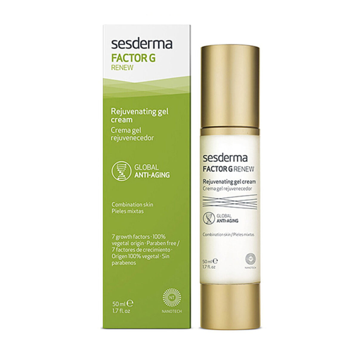 Anti-Ageing Cream Sesderma Factor G Renew 50 ml skincare packaging