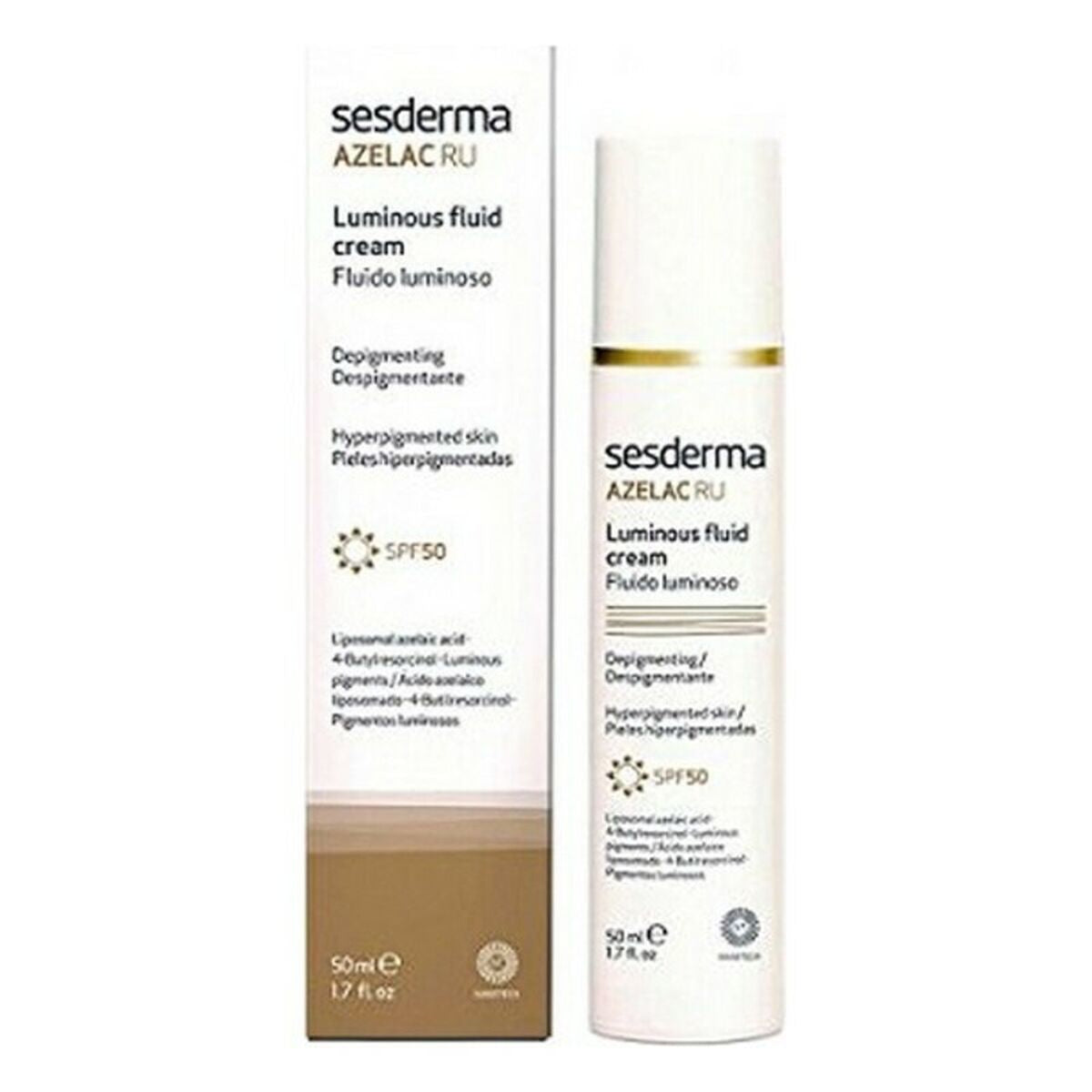 Corrective Anti-Brown Spots Sesderma Azelac Ru 50 ml for Women product packaging