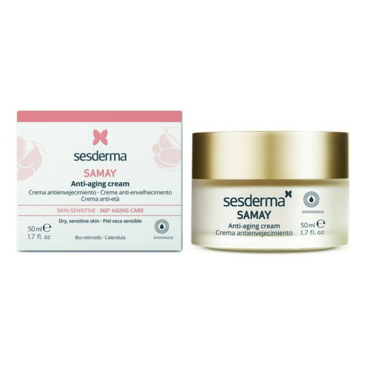 Anti-Ageing Cream Sesderma 9080- 50 ml for Women skincare packaging