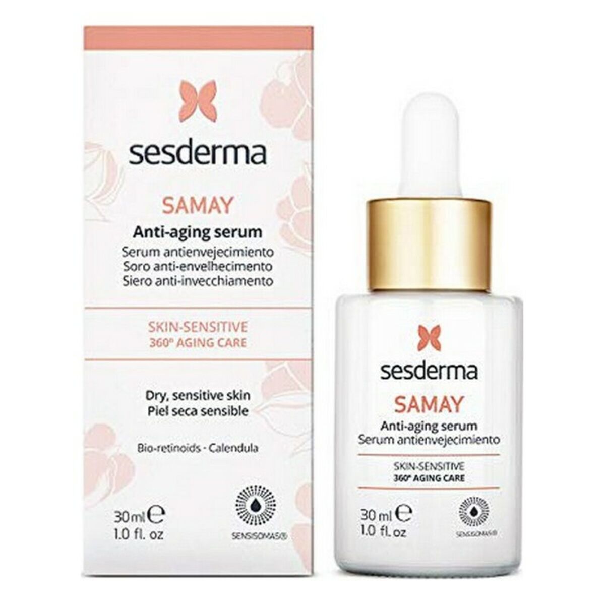 Facial Serum Sesderma Samay 30 ml for Women serum bottle