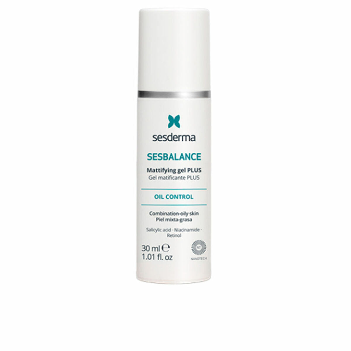 Facial Gel Sesderma Sesbalance 30 ml Sebum-Regulating for Women skincare packaging