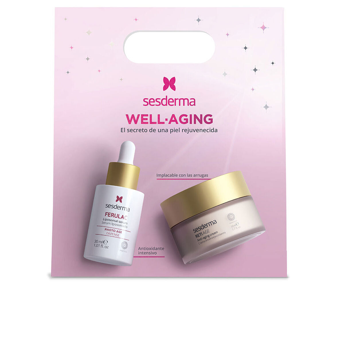 Cosmetic Set Sesderma Well Aging 2 Pieces product packaging