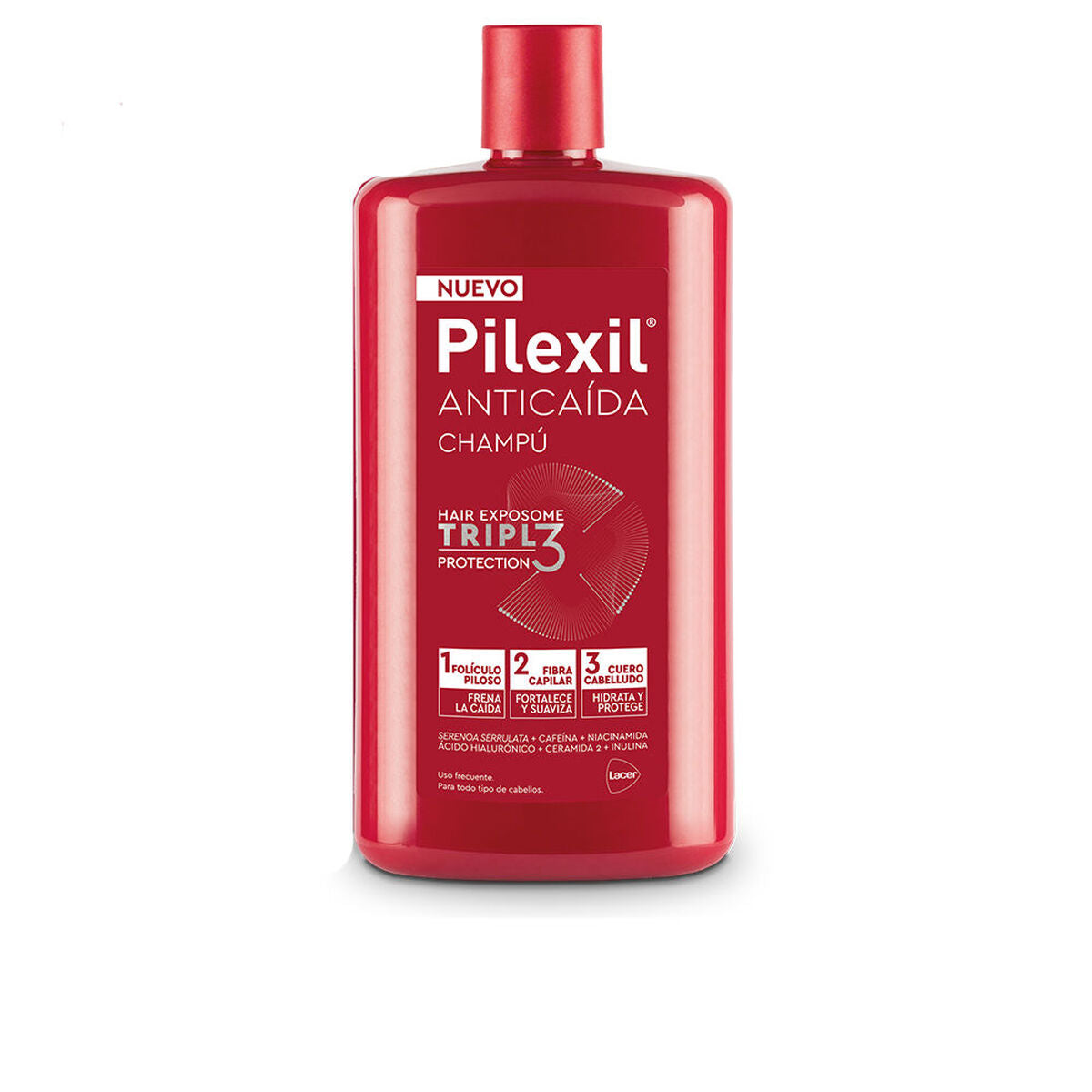 Shampoo Pilexil CHAMPÚ 450 ml shampoo bottle