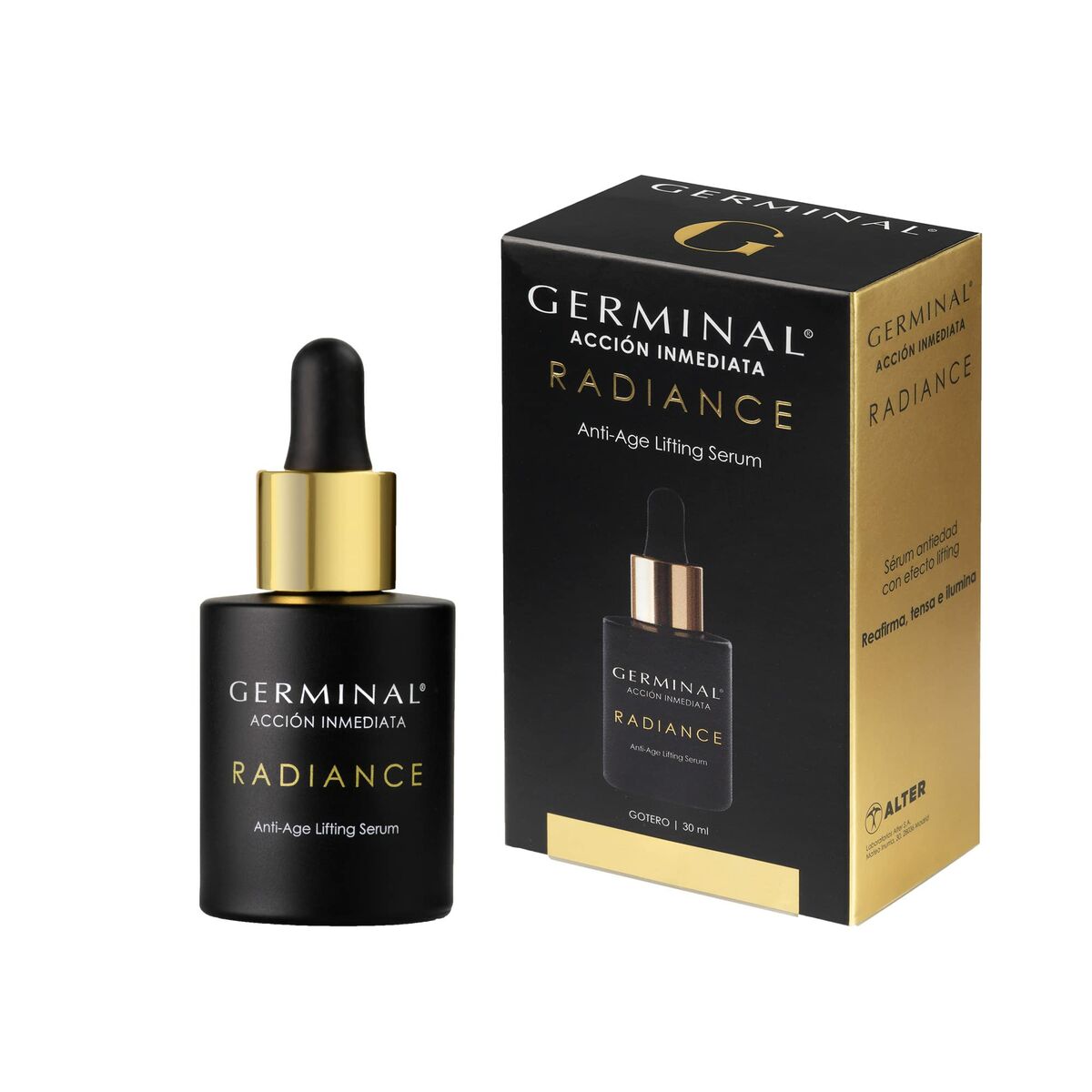Anti-Ageing Serum Germinal Acción Inmediata Radiance 30 ml Lifting Effect for Women serum bottle
