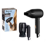 Foldable Hair Dryer Argon Black Golden 1500 W product packaging