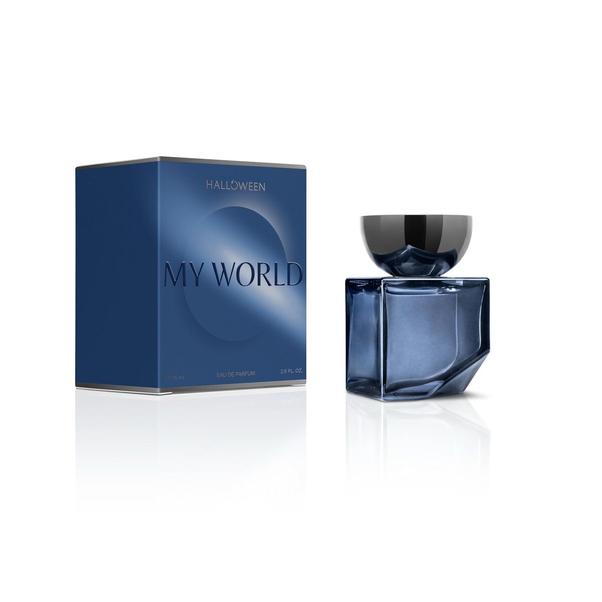 Men's Perfume Halloween MY WORLD 75 ml product packaging