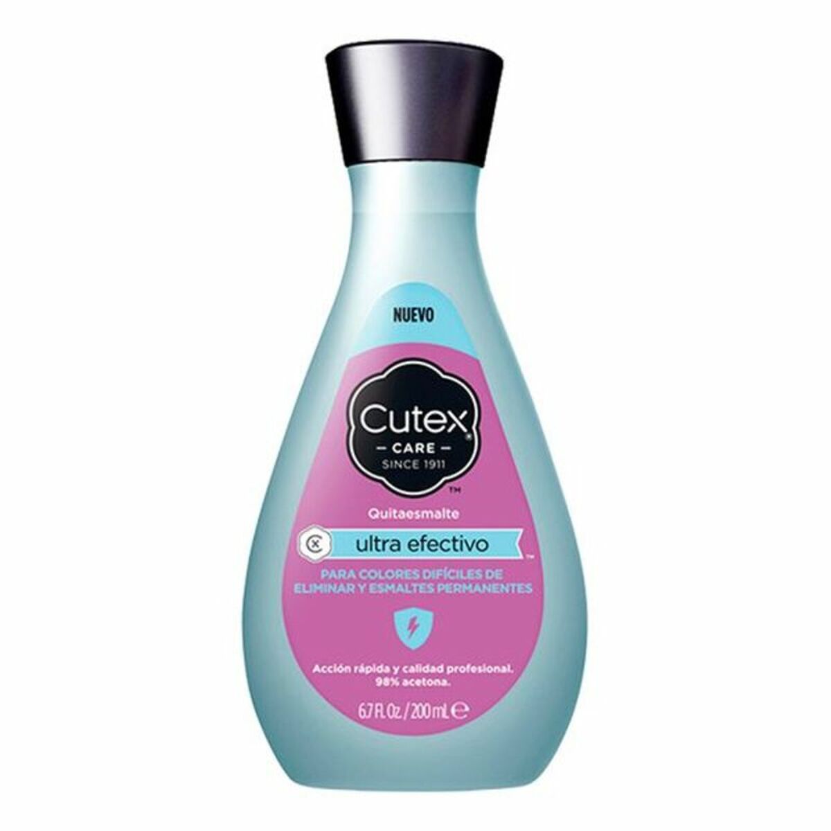 Nail polish remover Ultra Efectivo Cutex ULTRA EFECTIVO (200 ml) 200 ml product packaging