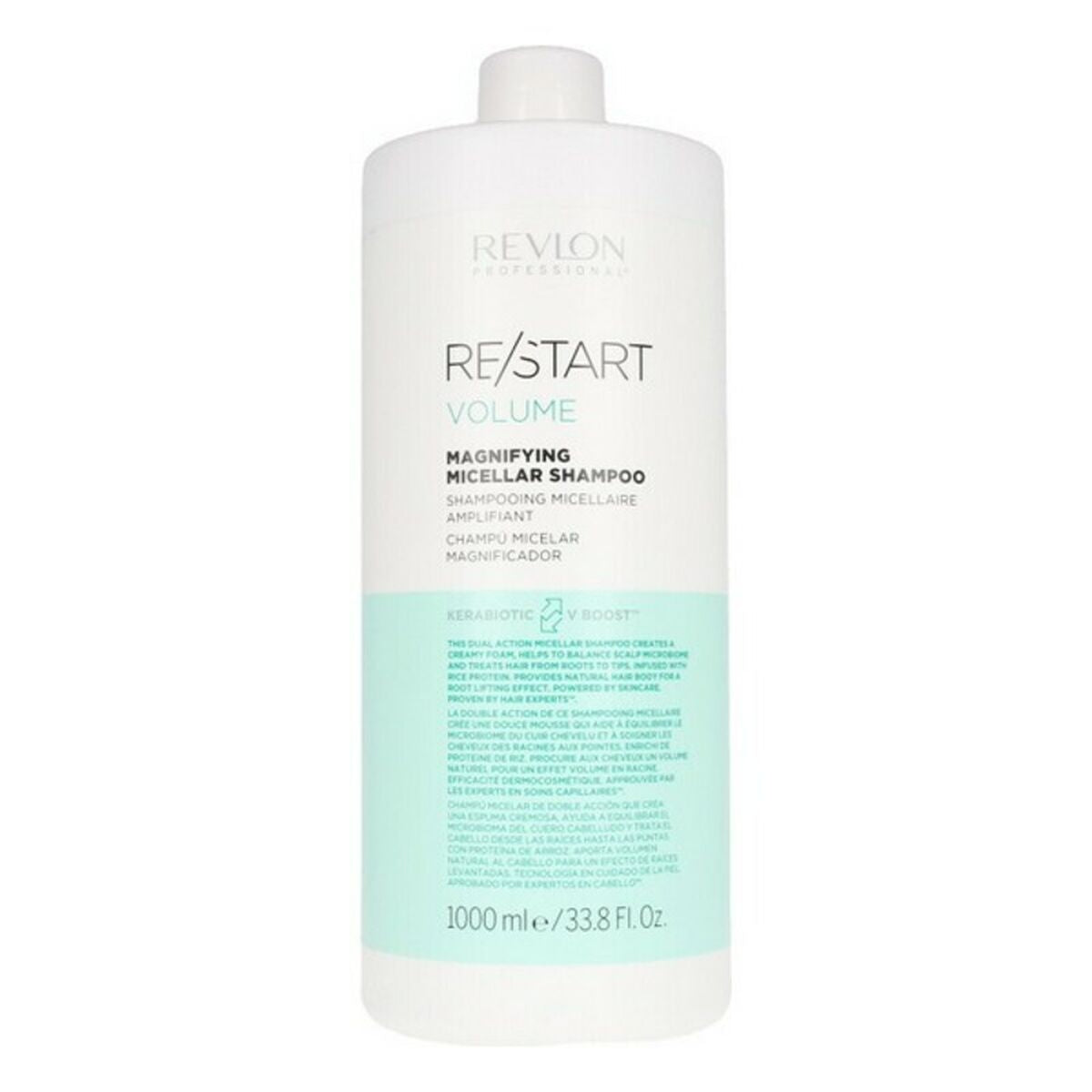 Volumising Shampoo Revlon Start 1 L for Women shampoo bottle