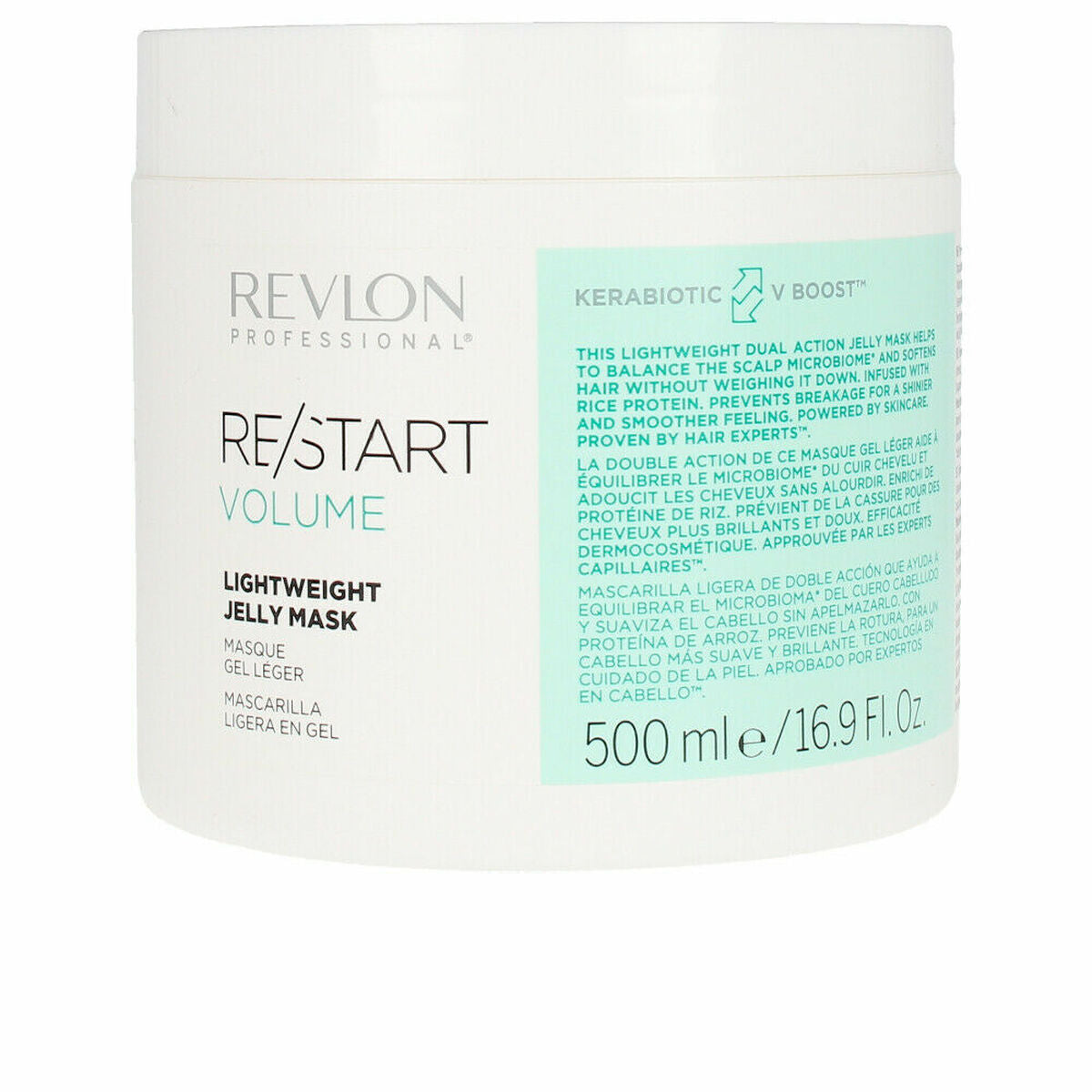 Hair Mask Revlon Start 500 ml for Women hair mask packaging