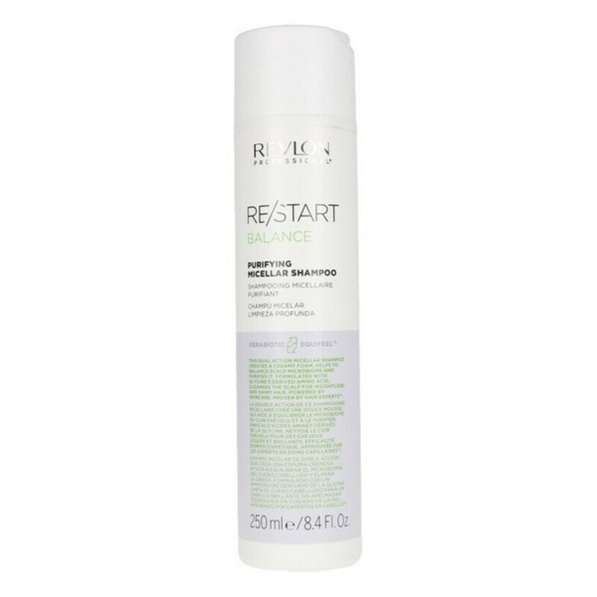 Shampoo Revlon Start 250 ml for Women shampoo bottle