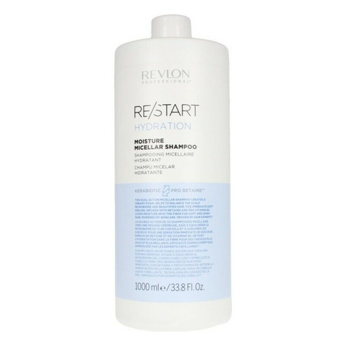 Moisturizing Shampoo Re-Start Revlon 250 ml 1 L shampoo bottle