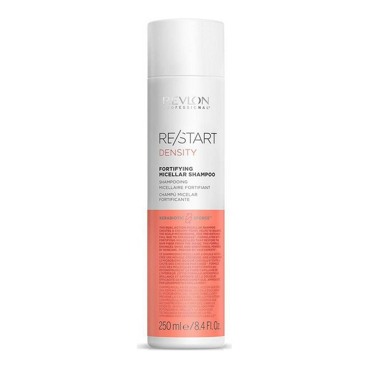 Strengthening Shampoo Revlon Micellar 250 ml for Women shampoo bottle