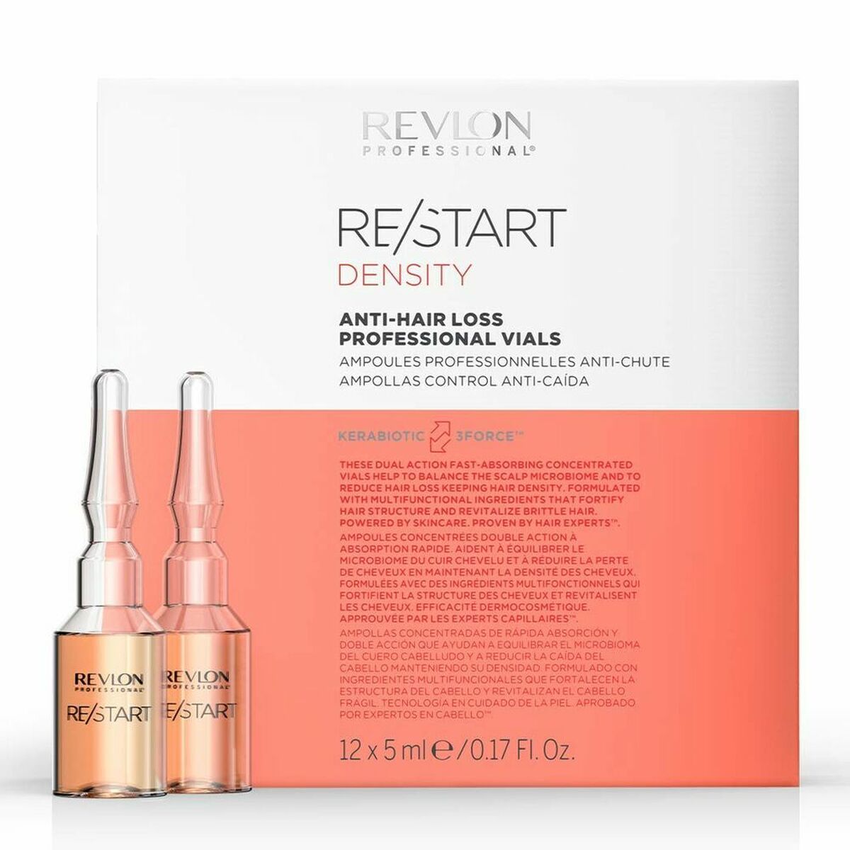 Anti-Hair Loss Ampoulles Revlon 5 ml product packaging