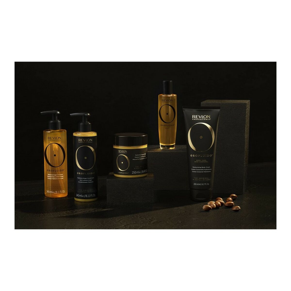 Restorative Shampoo Orofluido 240 ml for Women shampoo bottle