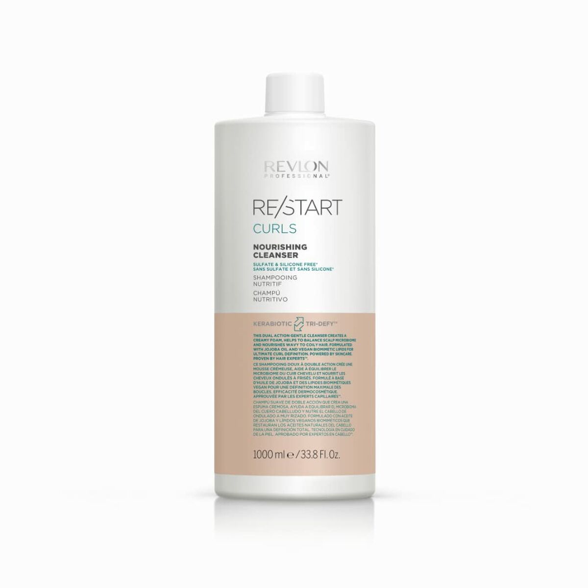 Shampoo for Curly Hair Revlon Re-start Curls 1 L Cleaner for Women shampoo bottle