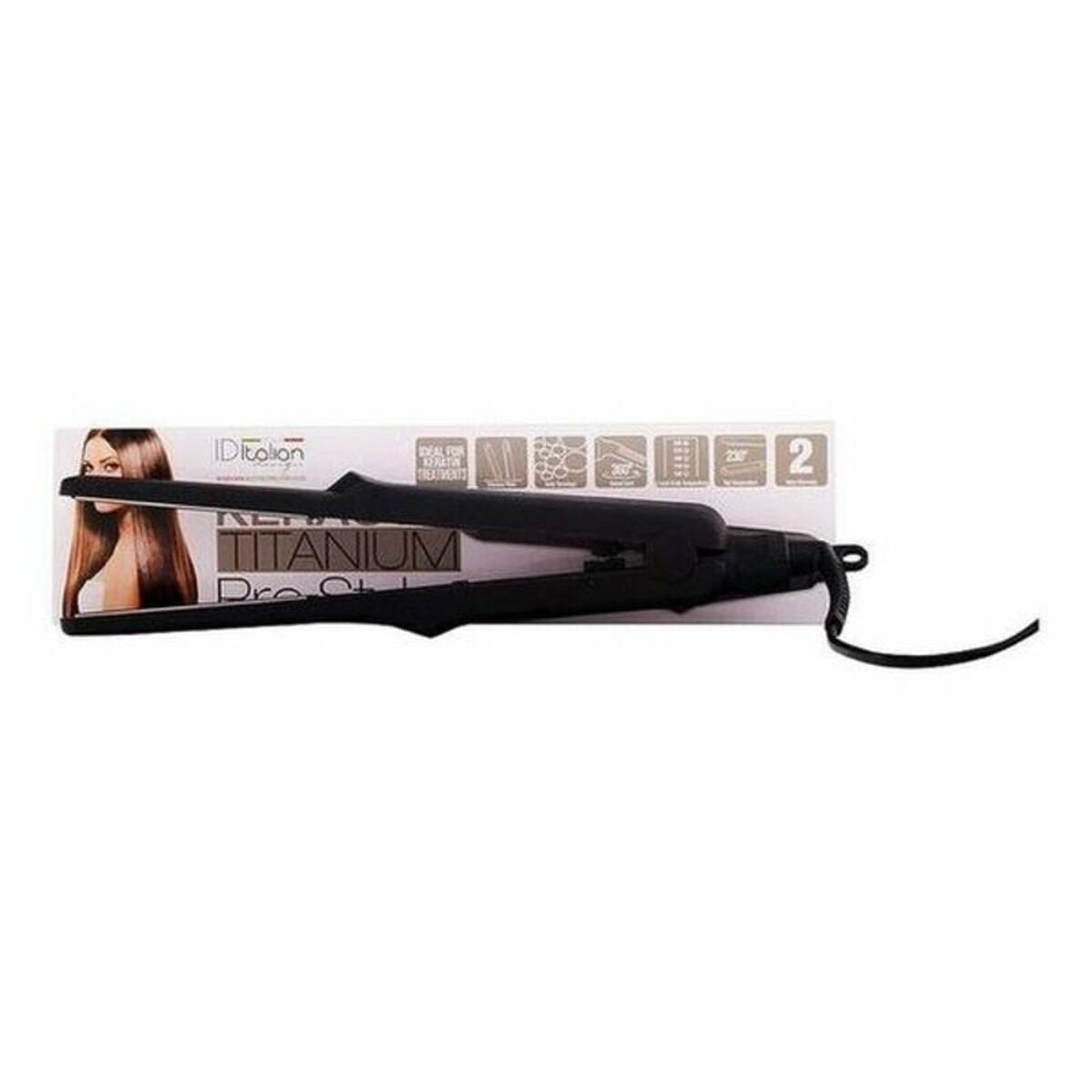 Hair Straightener Id Italian Keractiv product packaging