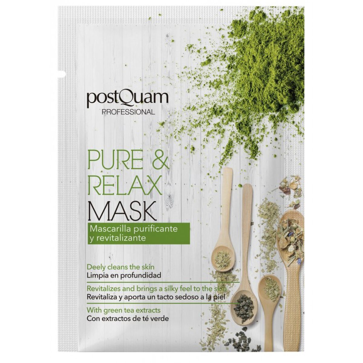 Facial Mask Postquam Pure & Relax 10 ml mask packaging