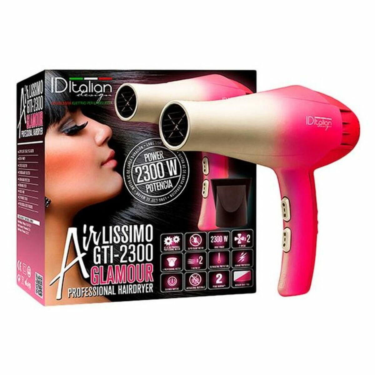 Hairdryer Id Italian Airlissimo Gti product packaging