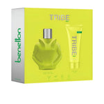 Men's Perfume Set Benetton WE ARE TRIBE PLAY MEN 2 Pieces for Men product packaging