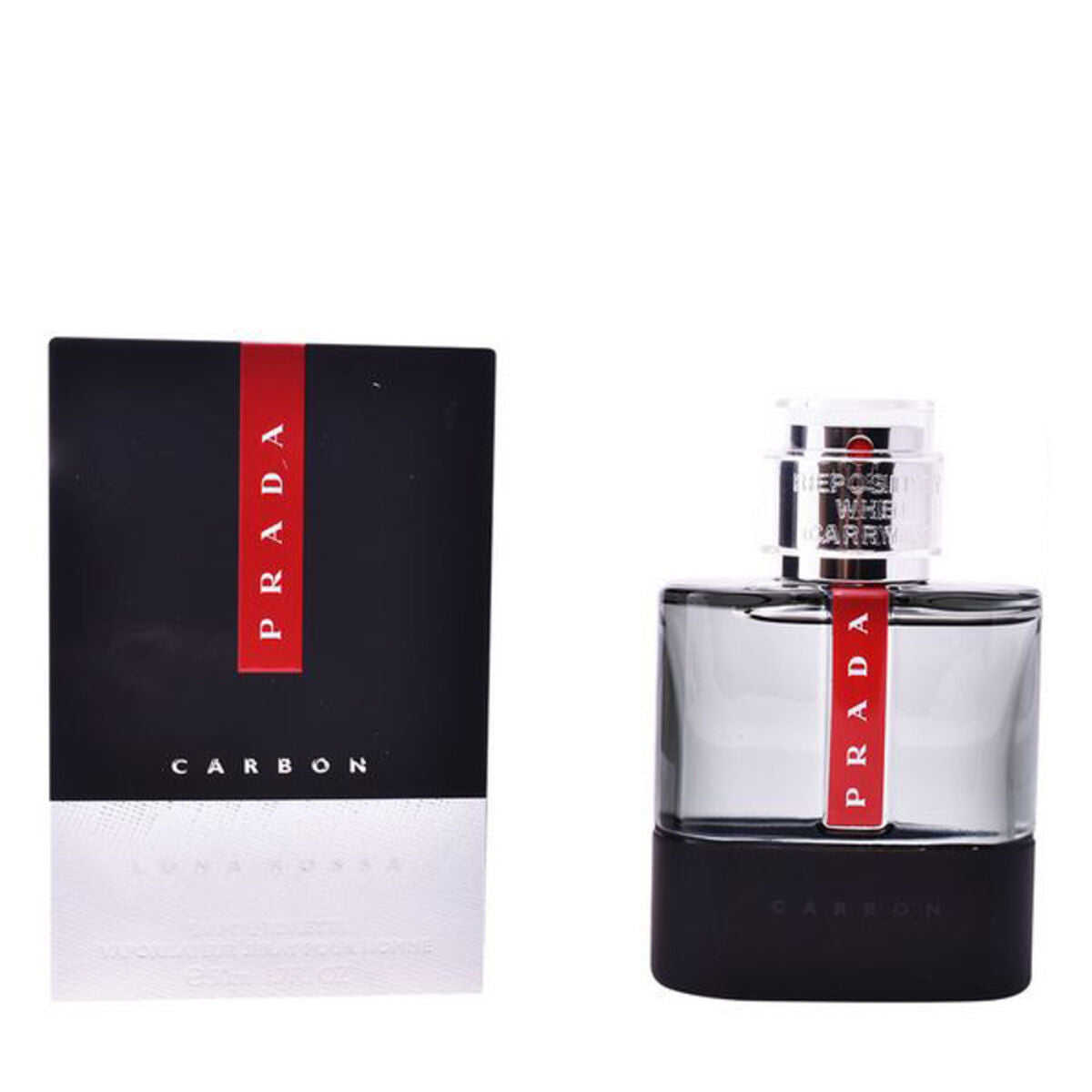 Men's Perfume Prada Luna Rossa Carbon EDT 50 ml for Men bottle