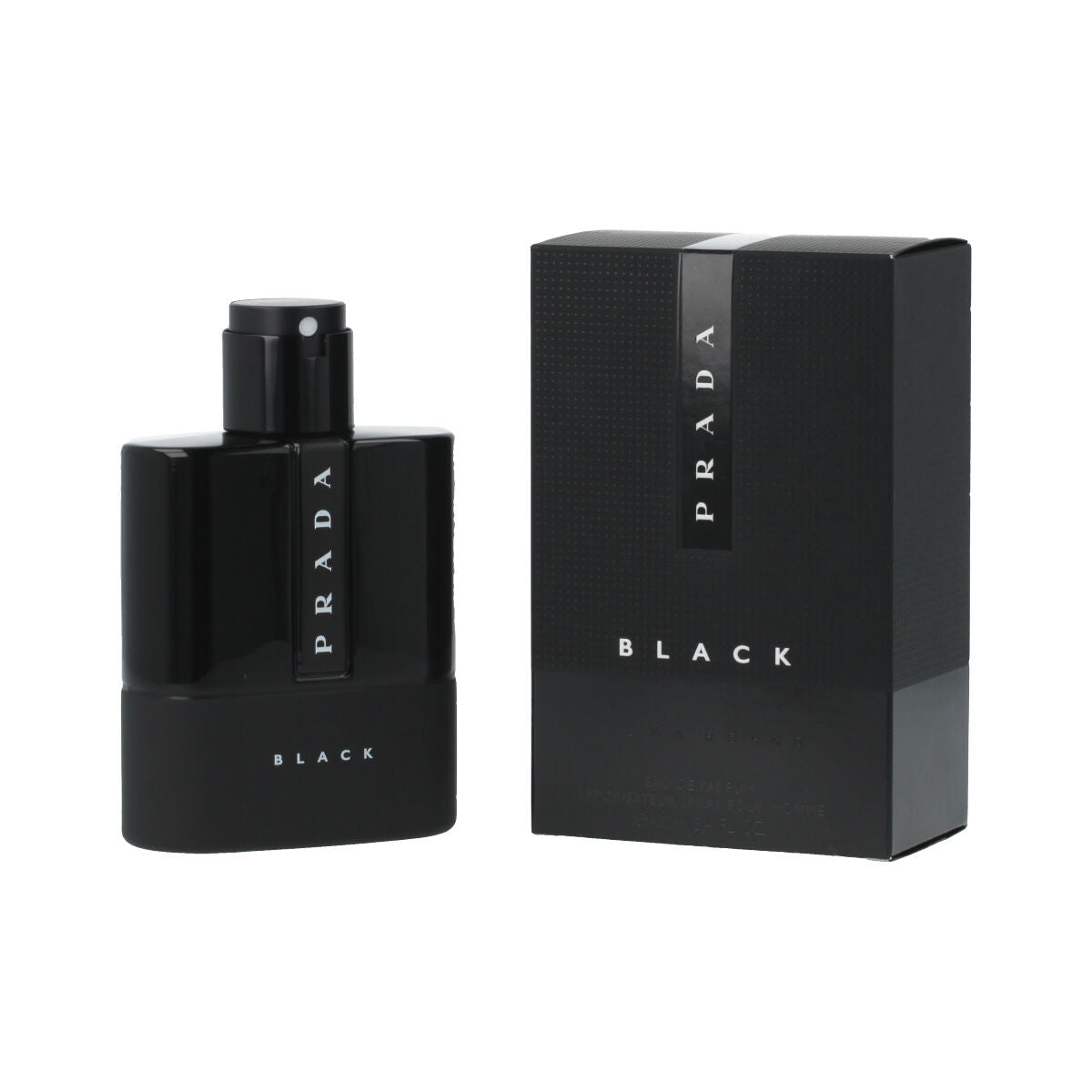 Men's Perfume Luna Rossa Black Prada EDP for Men bottle