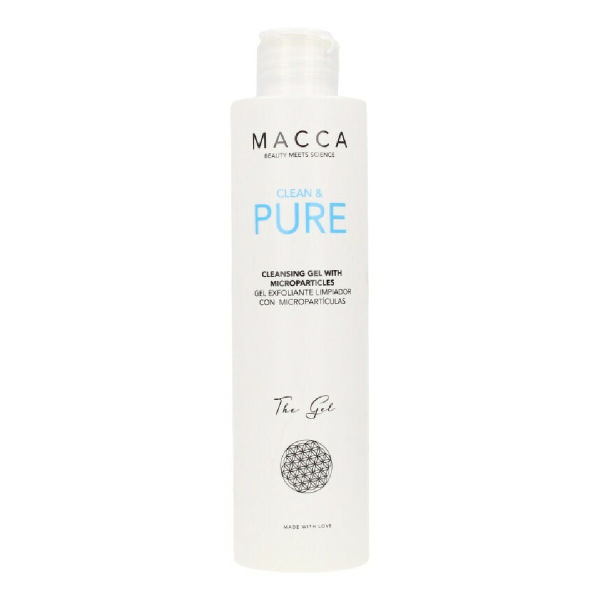 Exfoliating Facial Gel Macca Clean Pure 200 ml Soothing skincare packaging