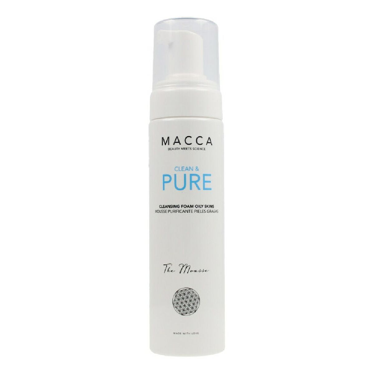 Cleansing Mousse Macca Clean Pure 200 ml Oily skin product packaging