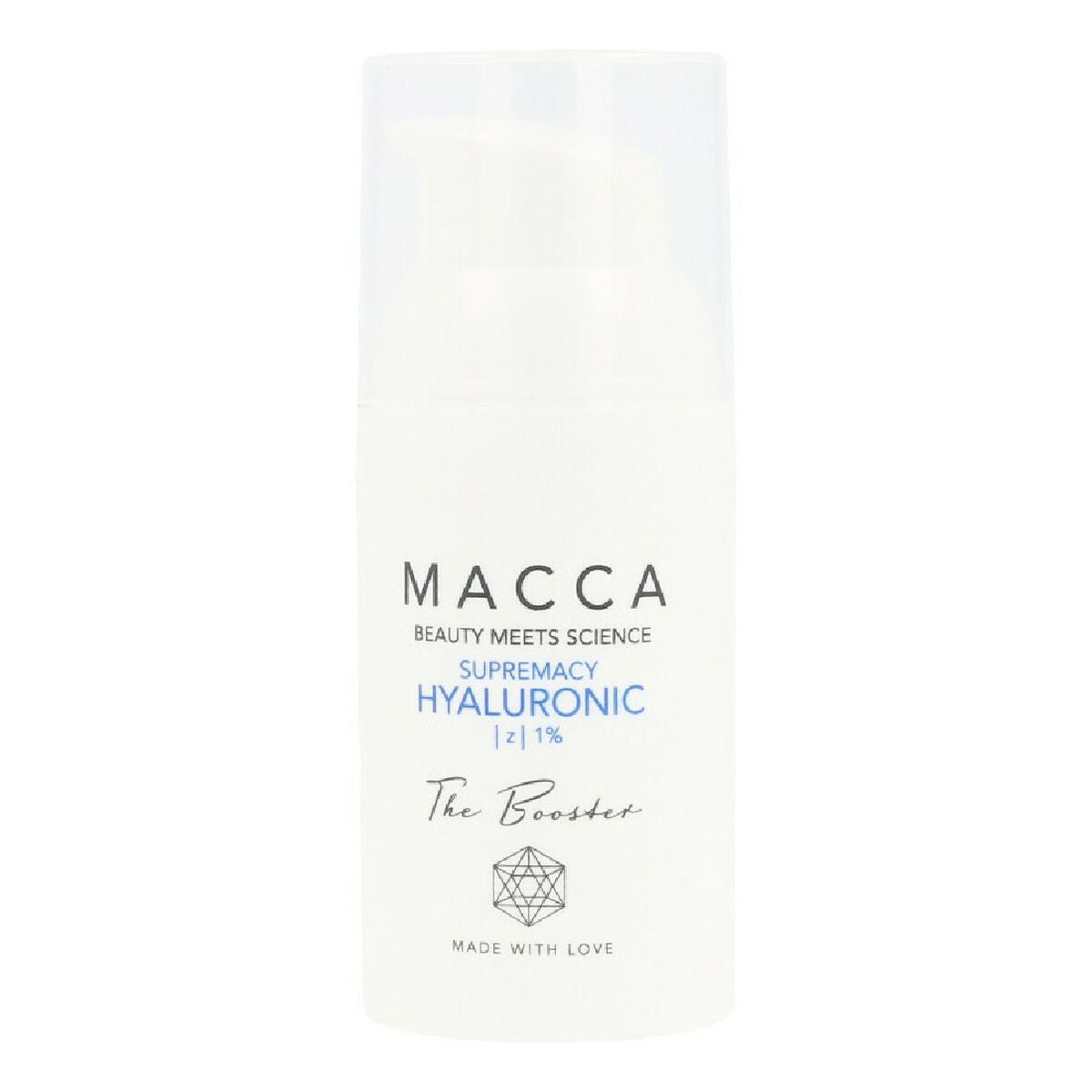 Moisturising Serum Macca Supremacy Hyaluronic 30 ml Hyaluronic Acid serum bottle