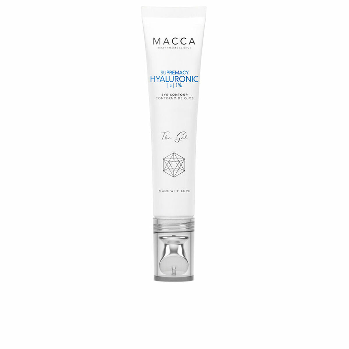 Cream for Eye Area Macca Supremacy Hyaluronic 15 ml for Women skincare packaging