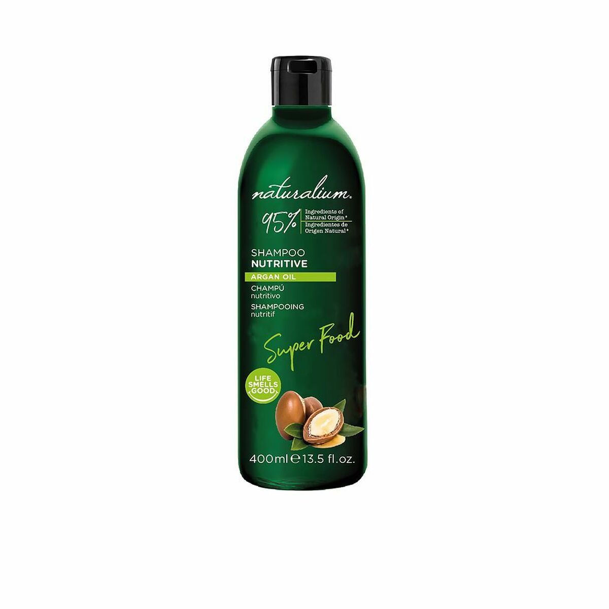 Nourishing Shampoo Naturalium Super Food 400 ml shampoo bottle