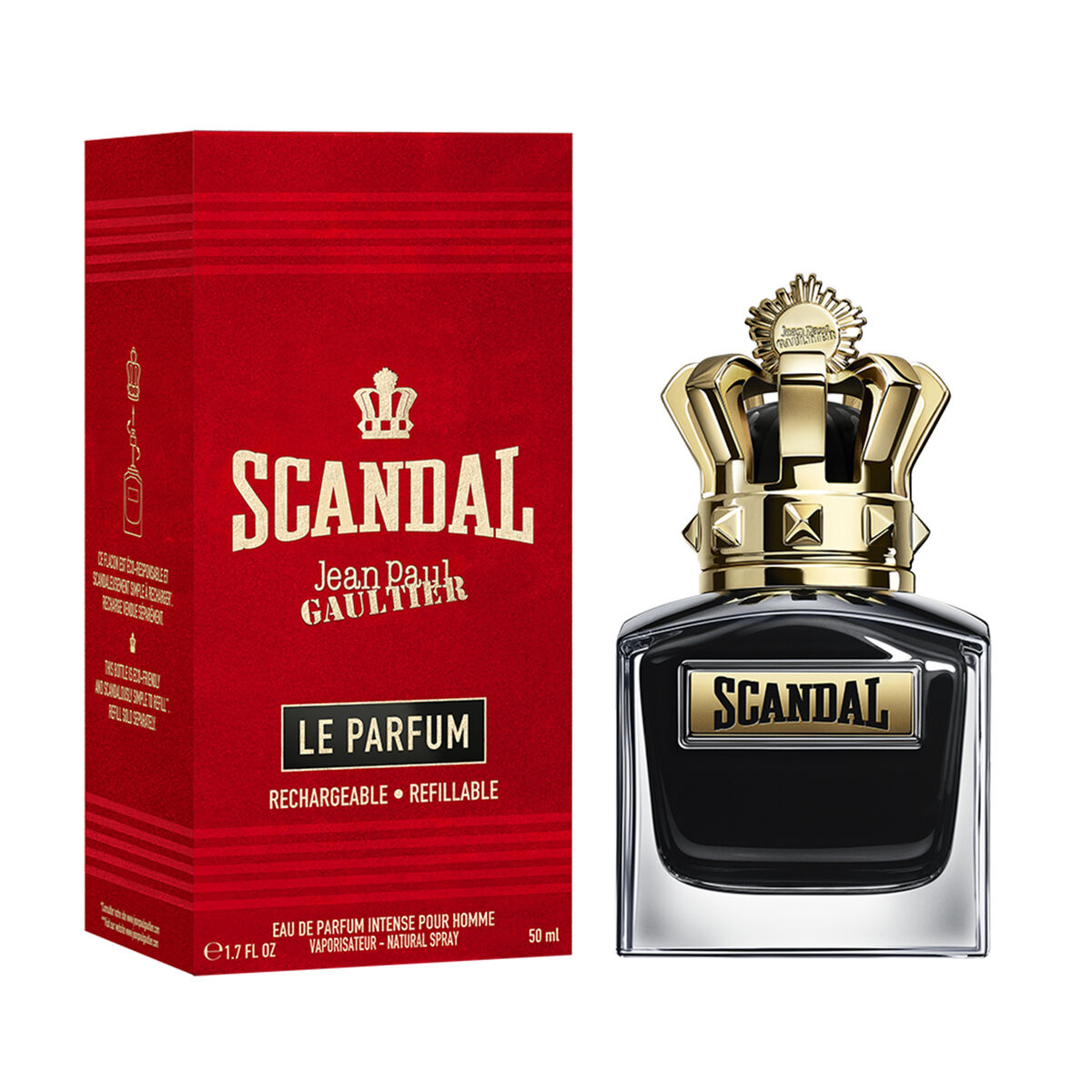 Men's Perfume Jean Paul Gaultier EDP Scandal Le Parfum Pour Homme 50 ml for Men bottle