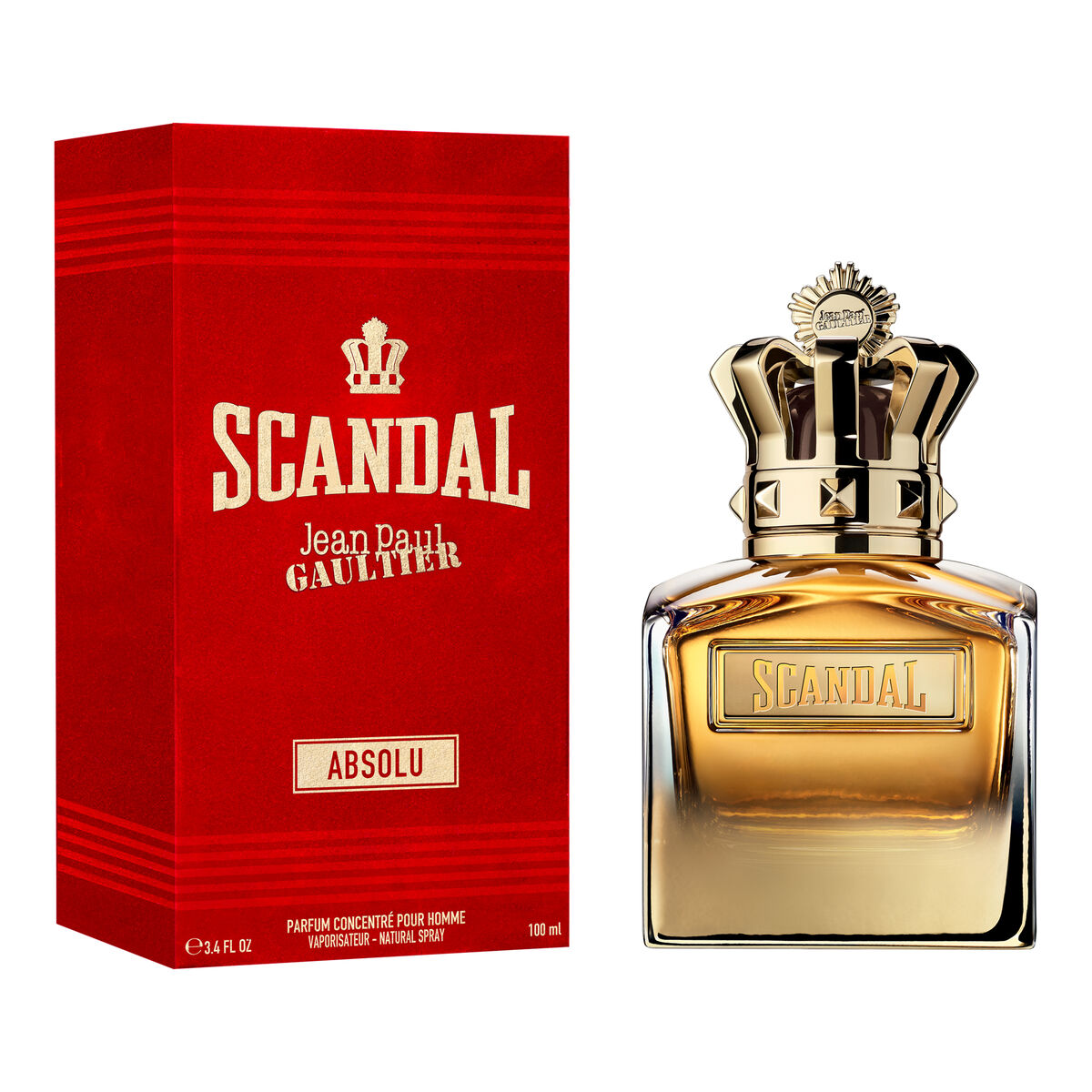 Men's Perfume Jean Paul Gaultier Scandal Absolu EDP 100 ml bottle