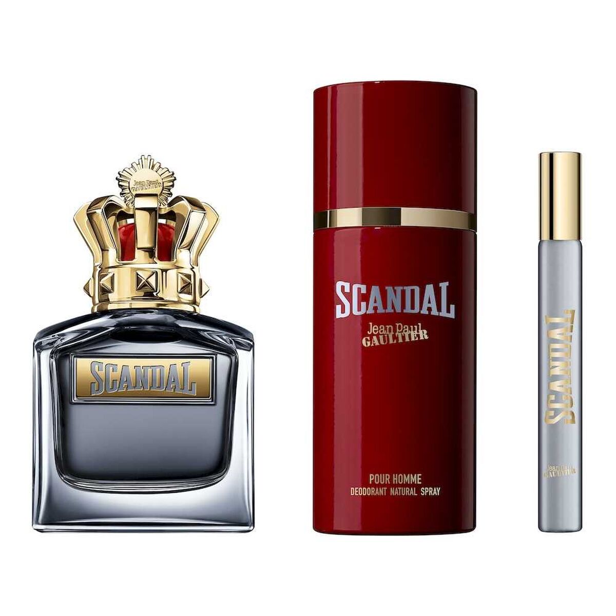 Men's Perfume Set Jean Paul Gaultier SCANDAL POUR HOMME EDT bottle