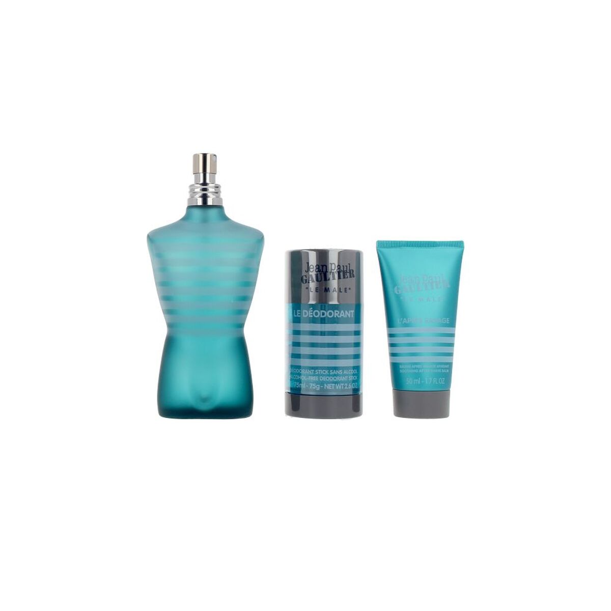 Men's Perfume Set Jean Paul Gaultier LE MALE 3 Pieces for Men product packaging