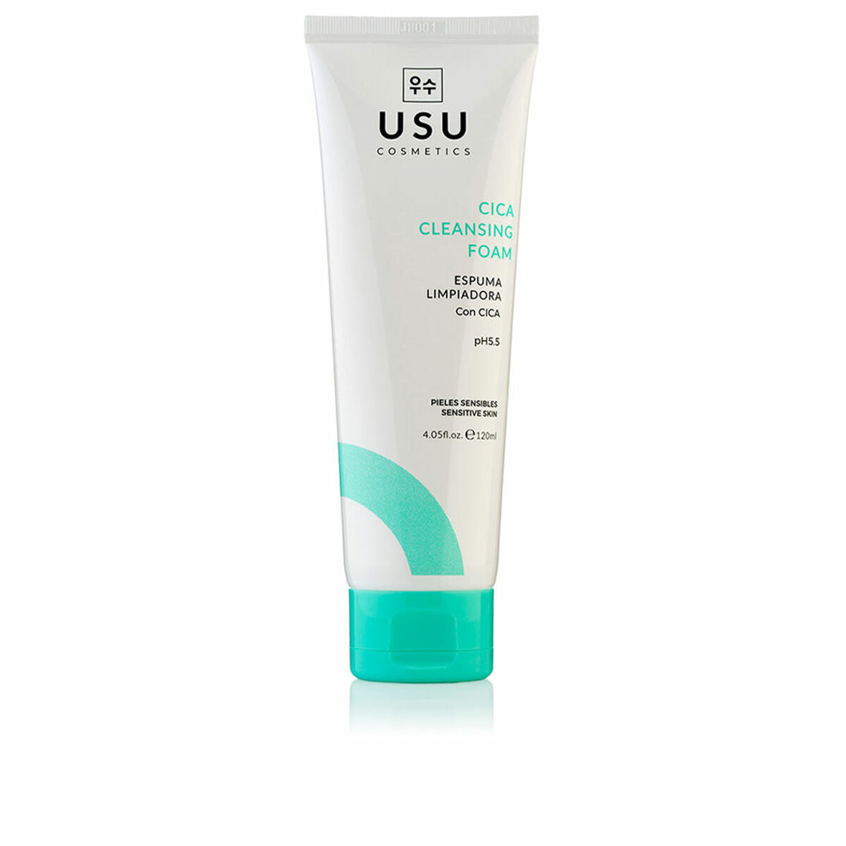 Cleansing Foam USU Cosmetics Cica 120 ml for Women product packaging