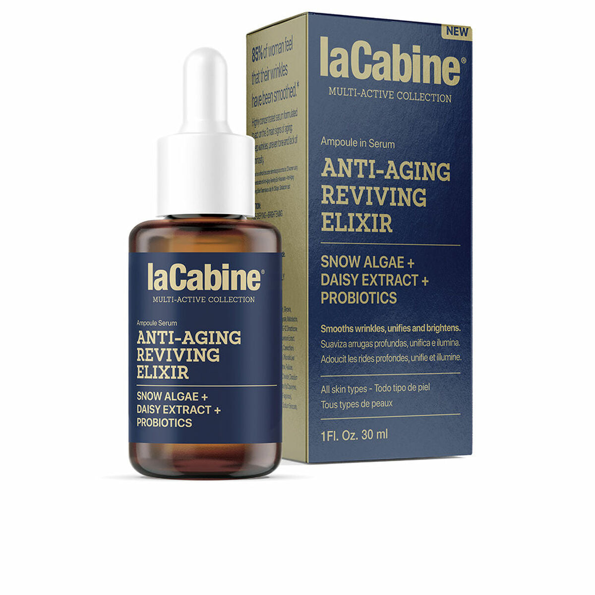 Facial Cream laCabine Aging Reviving Elixir 30 ml for Women skincare packaging