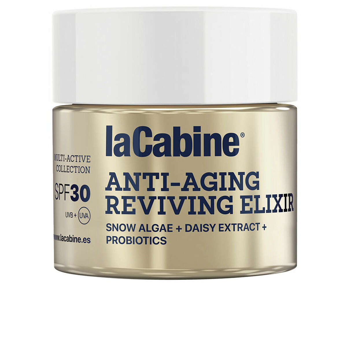 Anti-Ageing Cream laCabine Aging Reviving Elixir Spf 30 50 ml for Women skincare packaging