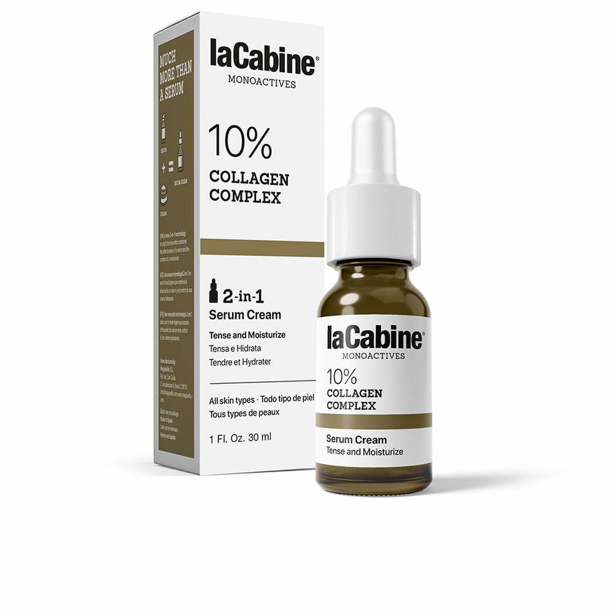 Facial Serum laCabine Monoactives Collagen Complex 30 ml for Women serum bottle