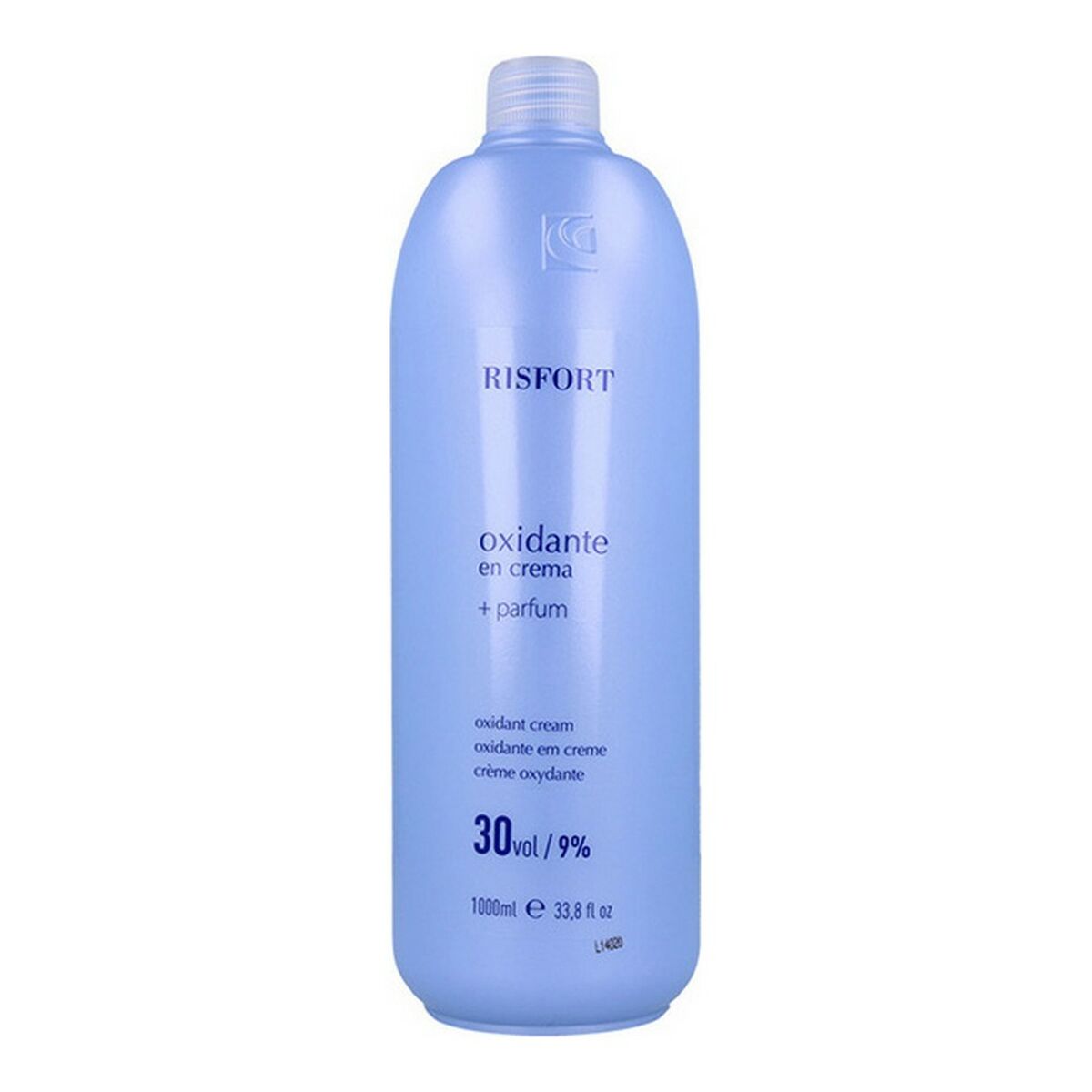 Hair Oxidizer Risfort Oxidante Crema 30 Vol 9 % (1000 ml) product packaging