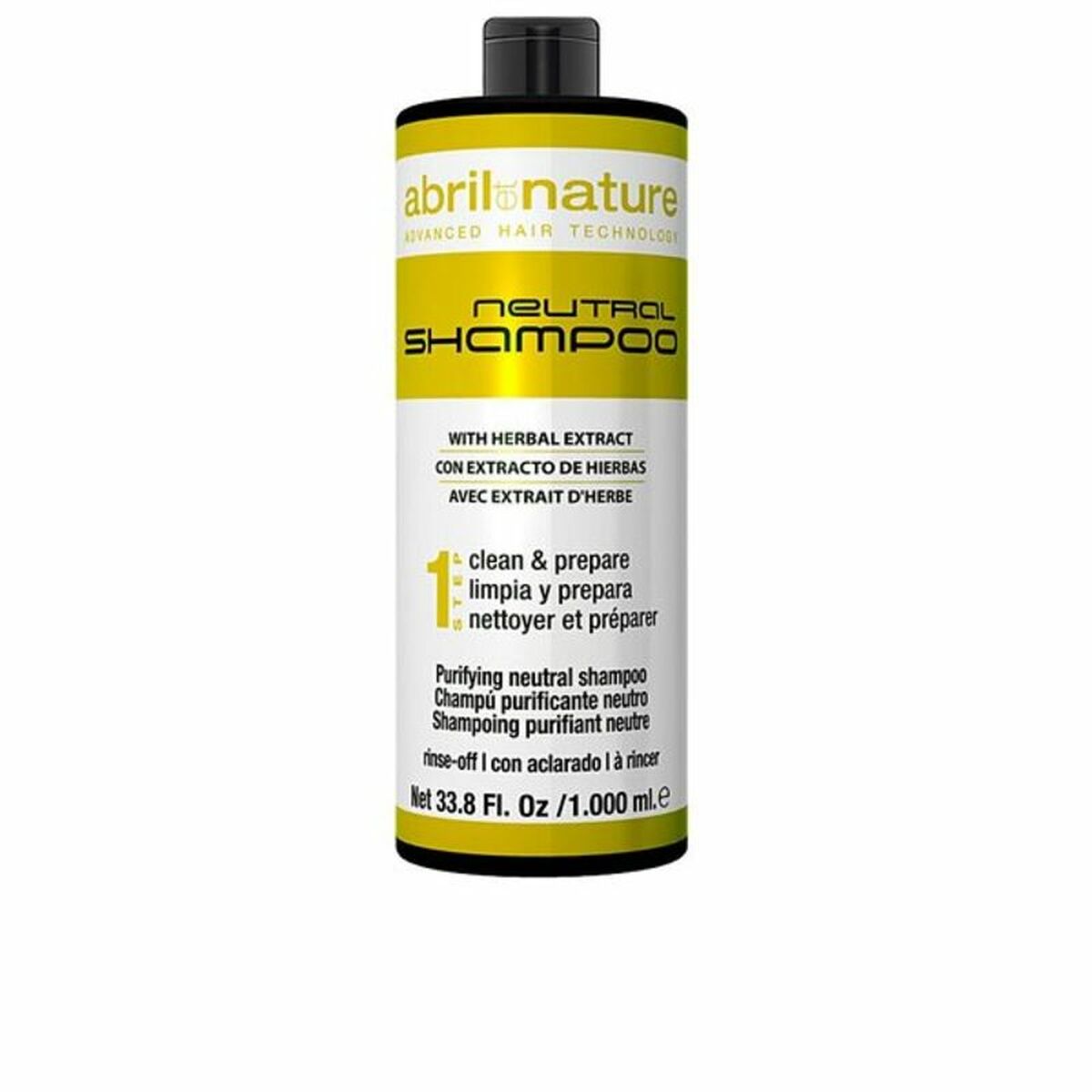 Purifying Shampoo Abril Et Nature Neutral 1 L shampoo bottle