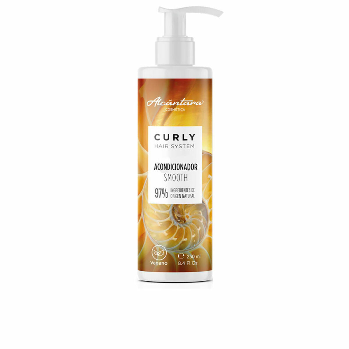 Nourishing Conditioner Alcantara Curly Hair System 250 ml Curly hair for Women conditioner bottle