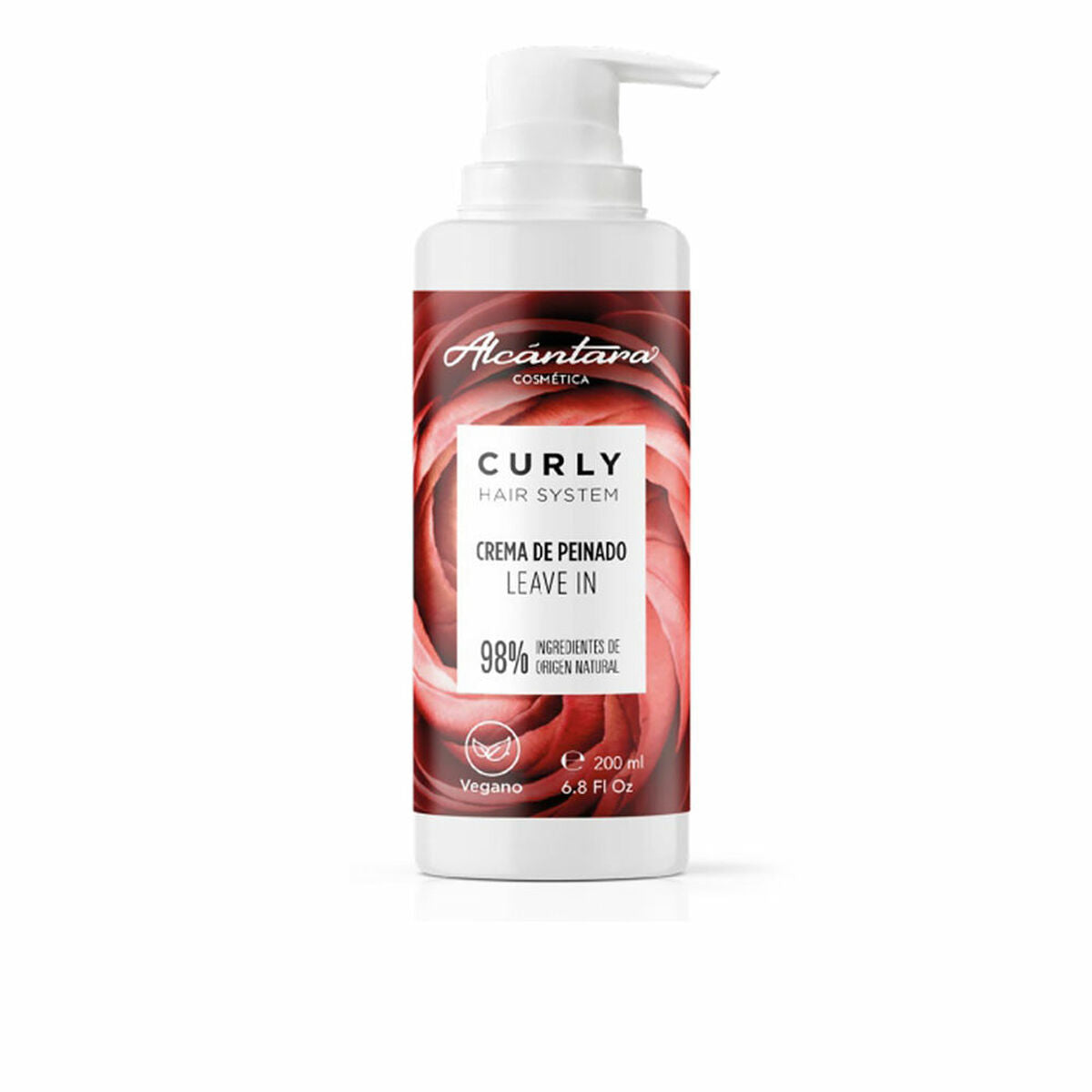 Styling Cream Alcantara Curly Hair System 200 ml Marked and defined curls Conditioner for Women conditioner bottle