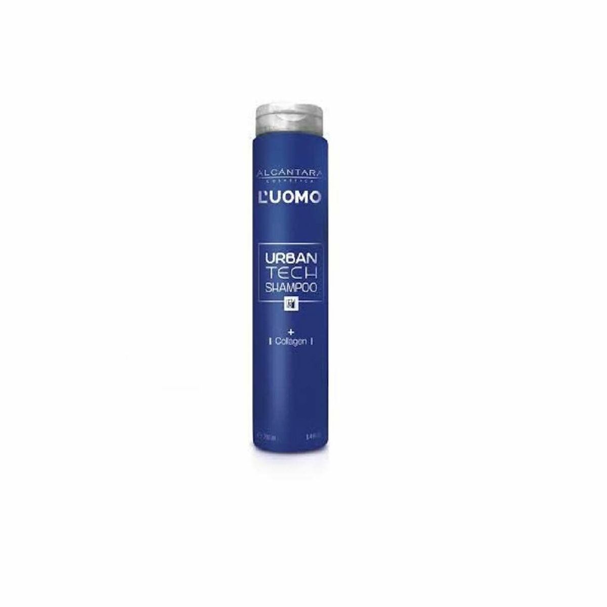 Strengthening Shampoo Alcantara Alcántara Cosmética 250 ml Collagen for Men shampoo bottle
