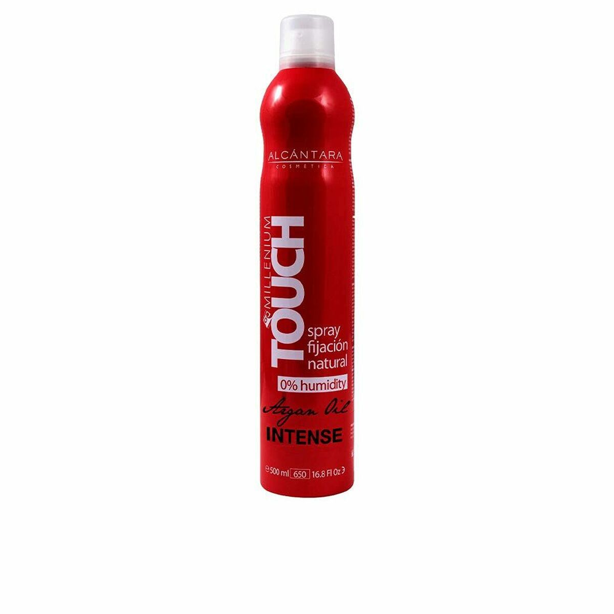 Extra Firm Hold Hairspray Alcantara Milenium Touch 500 ml product packaging