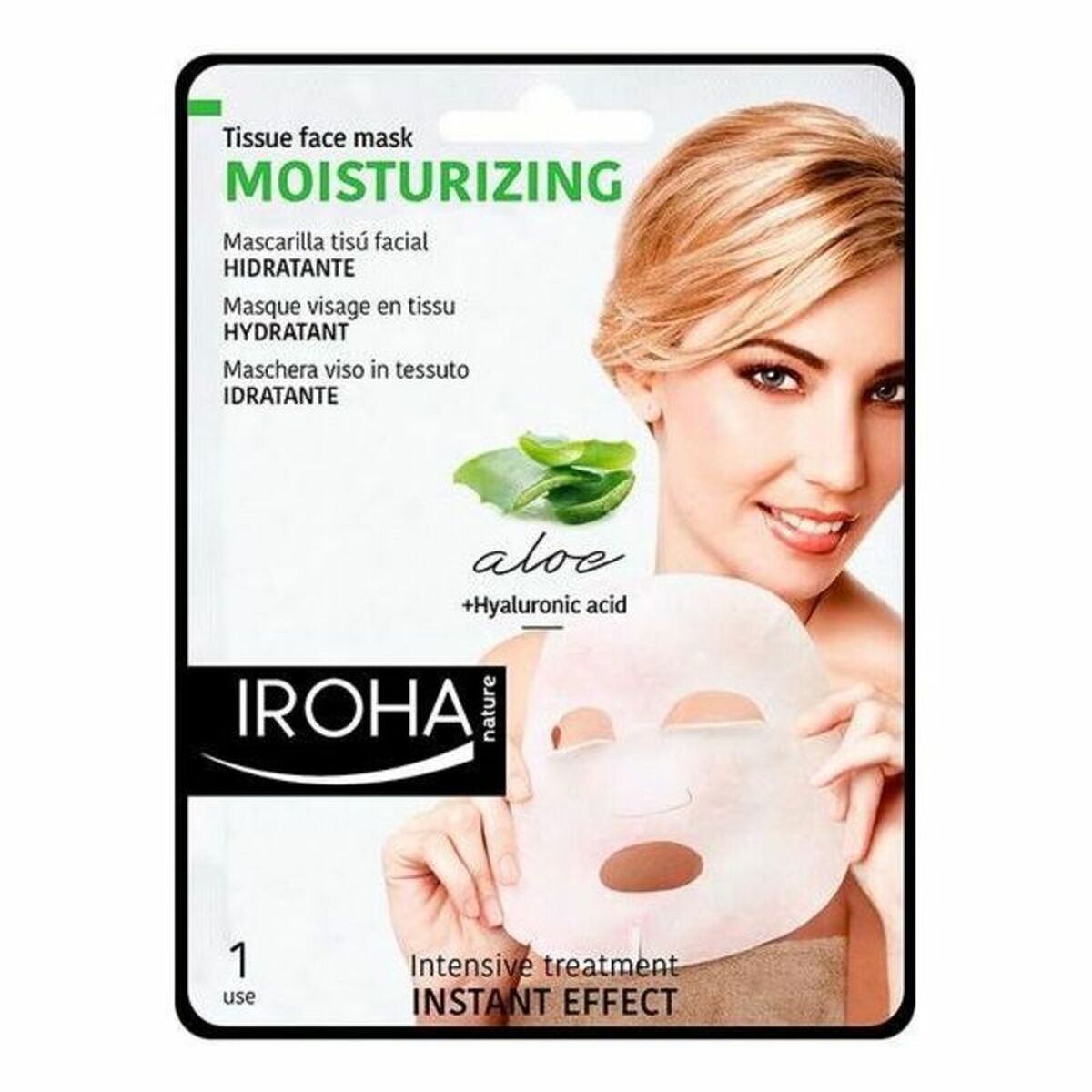 Hydrating Mask Iroha (1 Unit) for Women mask packaging