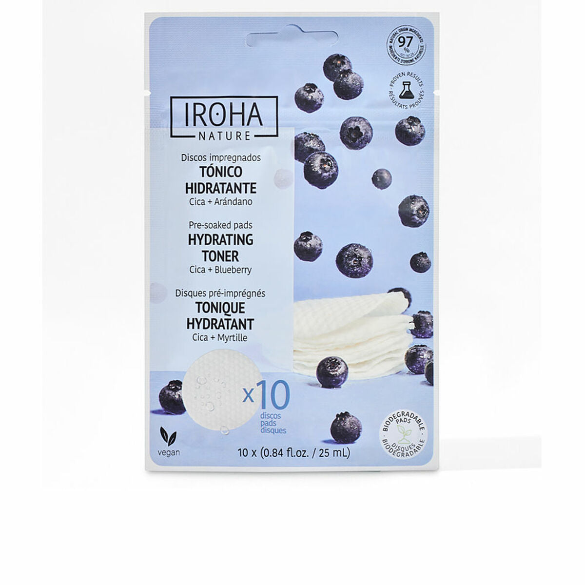 Facial Cleanser Iroha Hydrating Toner (10 Units) skincare packaging