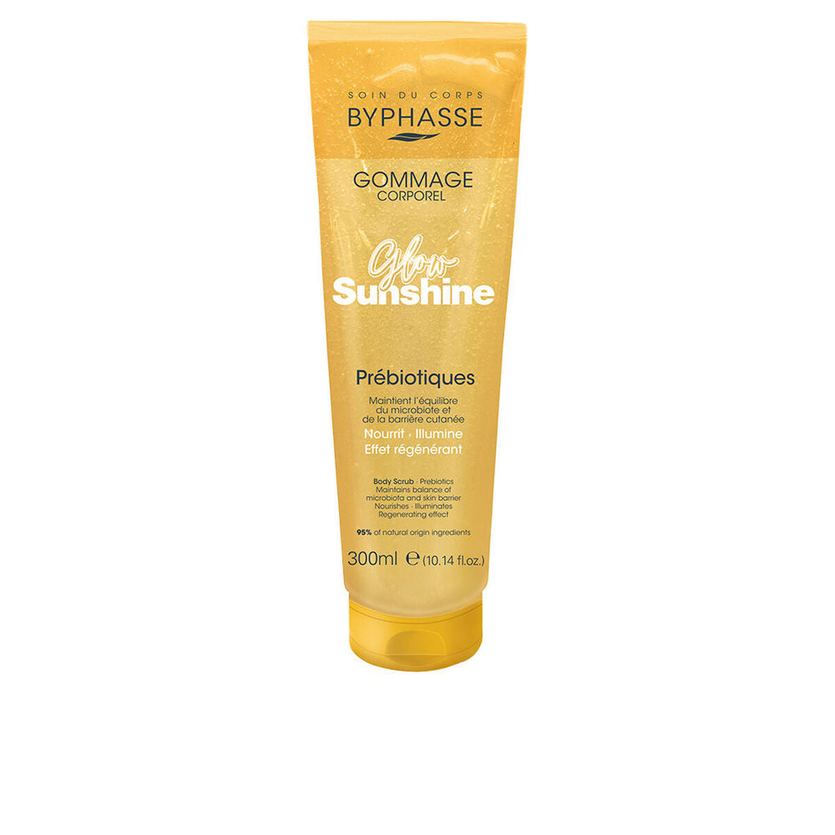 Body Exfoliator Byphasse GLOW SUNSHINE 300 ml product packaging