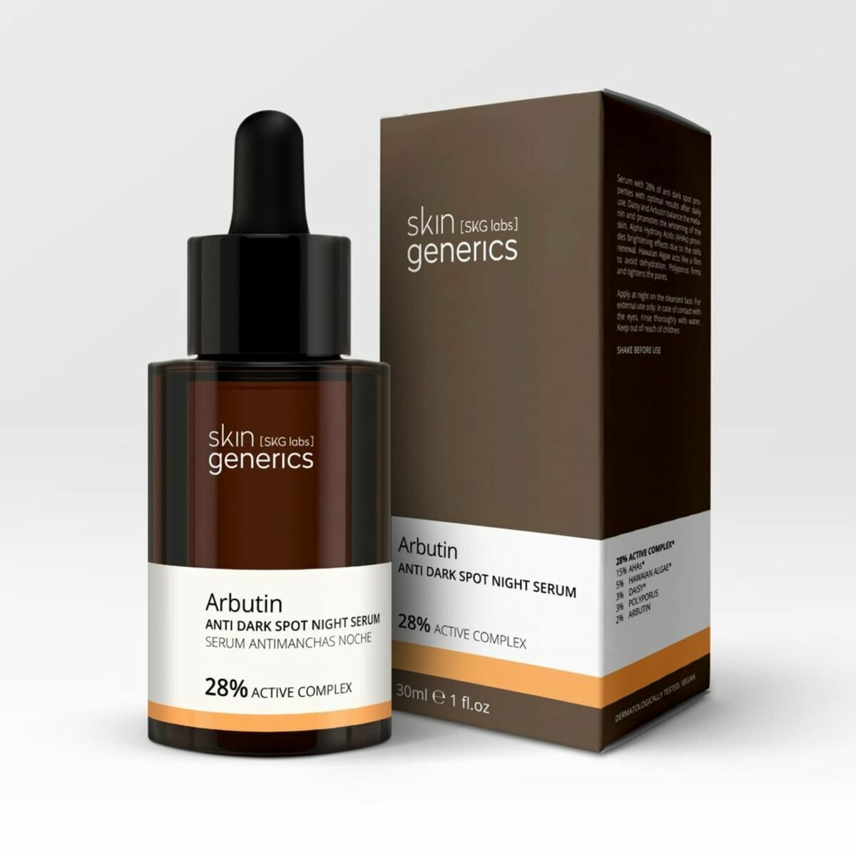 Anti-Brown Spot Serum Skin Generics ARBUTIN 30 ml for Women serum bottle