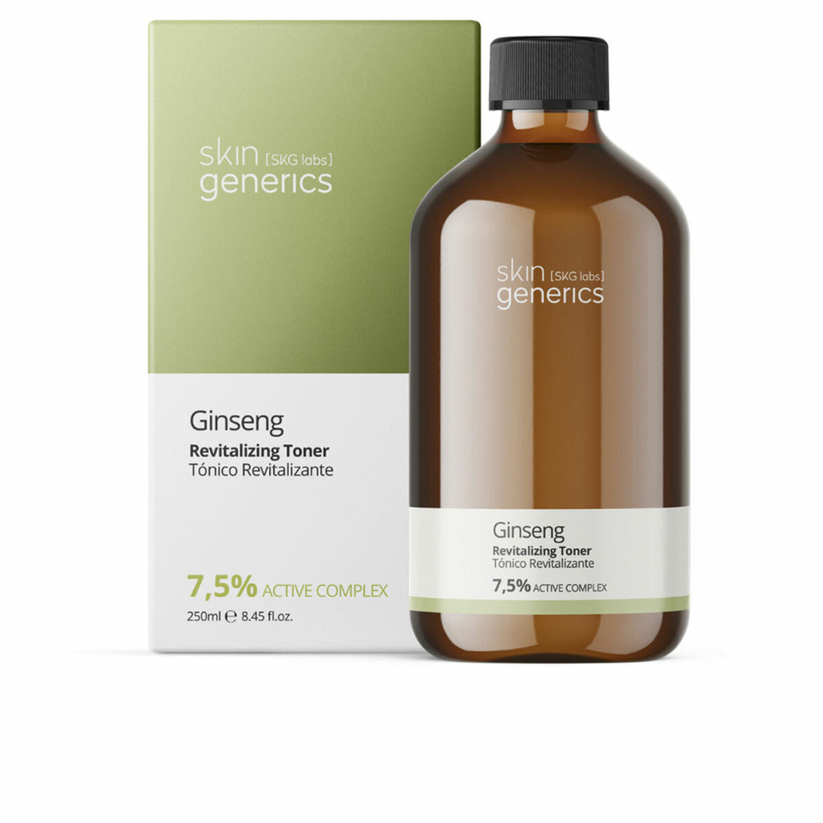 Facial Toner Skin Generics Ginseng 250 ml Ginseng Revitalising skincare packaging
