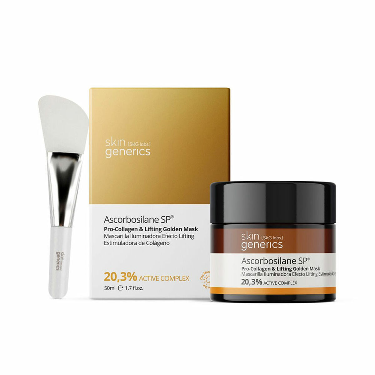 Illuminating Mask Skin Generics Ascorbosilane Sp 50 ml Lifting Effect for Women mask packaging